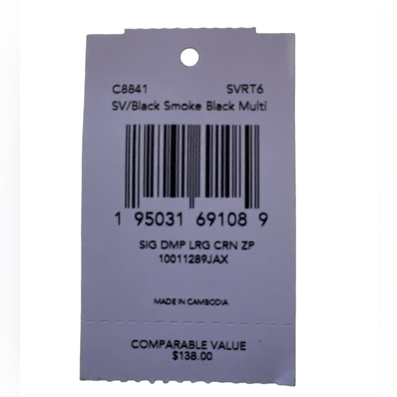 Coach wristlet NWT black smoke black color - Picture 2 of 2